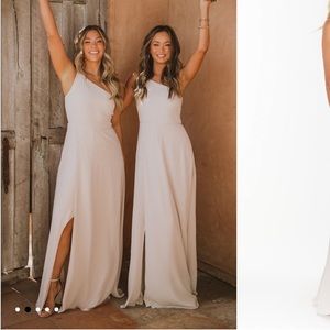 Show Me Your Mumu Shannon one-shoulder bridesmaids dress